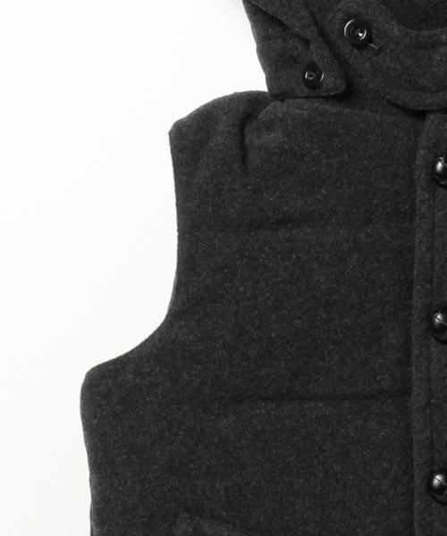 Ray BEAMS（レイビームス）の「DANTON × Ray BEAMS / 別注 モッサ ダウンベスト 15（ダウンベスト・レディース・グレー/ブラック/ネイビー・34）」の9枚目の写真