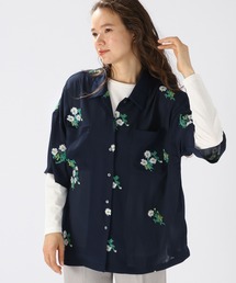 niko and... | クロスステッチ刺繍シャツ(シャツ/ブラウス)