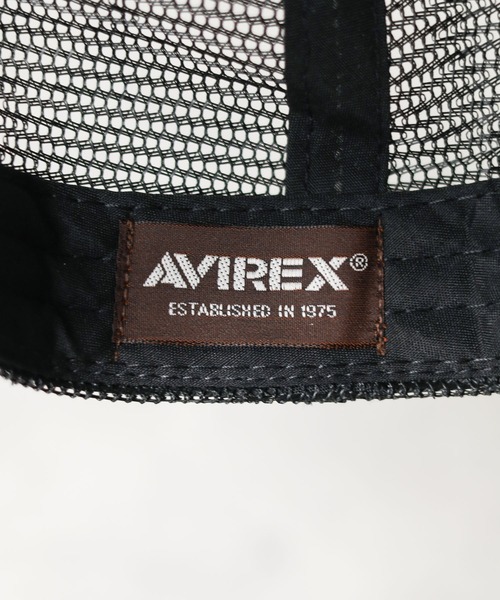 AVIREX(アヴィレックス)の「《AVIREX》 NUMBERING MESH CAP(キャップ・メンズ・ブラック/グレー系カモフラージュ/ホワイト/グリーン系カモフラージュ/ネイビー・FREE)」の7枚目の写真