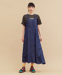 FRAPBOIS | パウダーデニム ジャンパースカート(ジャンパースカート)