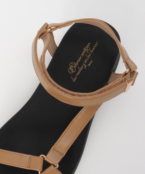 ikka(イッカ)の「ベルクロフットベットスポサン(サンダル・レディース・ブラック/キャメル・M/L)」の20枚目の写真