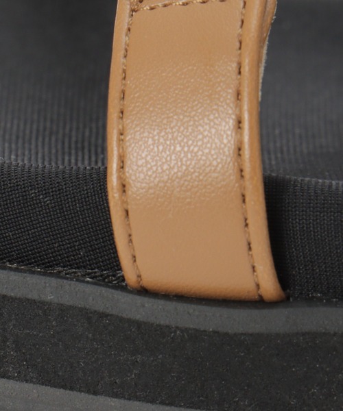 ikka(イッカ)の「ベルクロフットベットスポサン(サンダル・レディース・ブラック/キャメル・M/L)」の13枚目の写真
