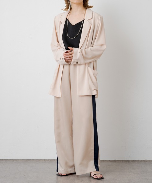 Omekashi（オメカシ）の「サテンラインパンツ（その他パンツ・レディース・ブラック/ベージュ・FREE）」の20枚目の写真