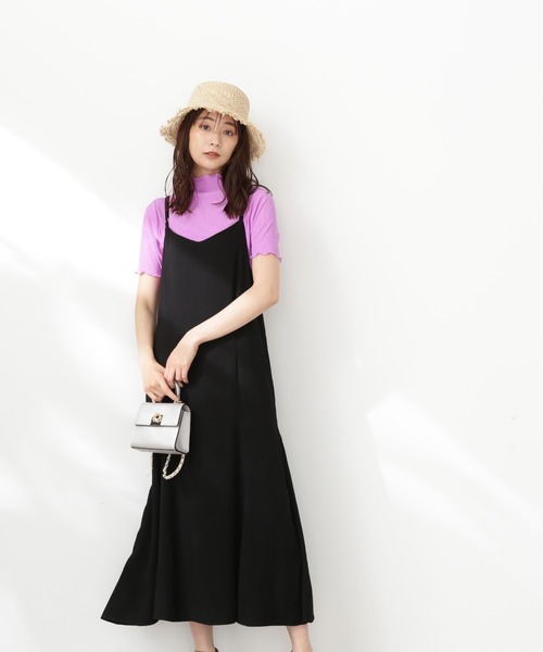 N.（N. Natural Beauty Basic）（エヌエヌナチュラルビューティーベーシック）の「◆シュリンクカットソー（Tシャツ/カットソー・レディース・ブラック/ピンク/クリーム・MEDIUM）」の13枚目の写真