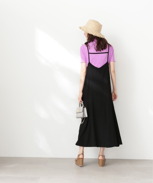 N.（N. Natural Beauty Basic）（エヌエヌナチュラルビューティーベーシック）の「◆シュリンクカットソー（Tシャツ/カットソー・レディース・ブラック/ピンク/クリーム・MEDIUM）」の10枚目の写真