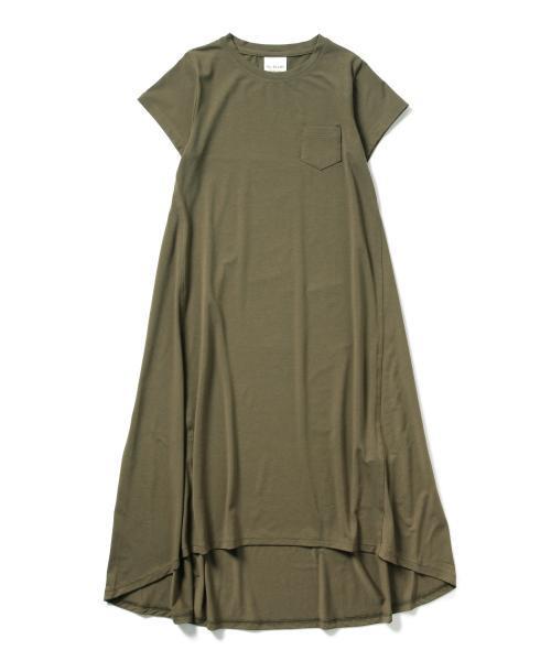 Ray BEAMS(レイビームス)の「Ray BEAMS / フィッシュテールT ワンピース(ワンピース・レディース・ブラック/オリーブ/ブルー・ONE SIZE)」の4枚目の写真