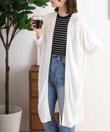 atONE Vネックロングカーディガン