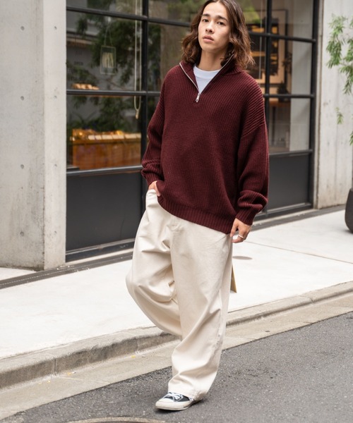 WEGO（ウィゴー）の「WEGO/ワーカーズパンツ（チノパンツ・メンズ・ブラック系その他/ナチュラル/ブラウン系その他/ダークグリーン/ブラック/ホワイト系その他・MEDIUM/LARGE）」の17枚目の写真