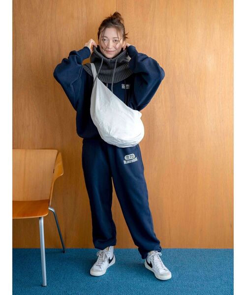 Ungrid（アングリッド）の「コットンショルダーバック（ショルダーバッグ・レディース・ブラック/オフホワイト・FREE）」の6枚目の写真