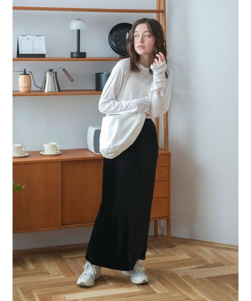 Ungrid（アングリッド）の「コットンショルダーバック（ショルダーバッグ・レディース・ブラック/オフホワイト・FREE）」の17枚目の写真