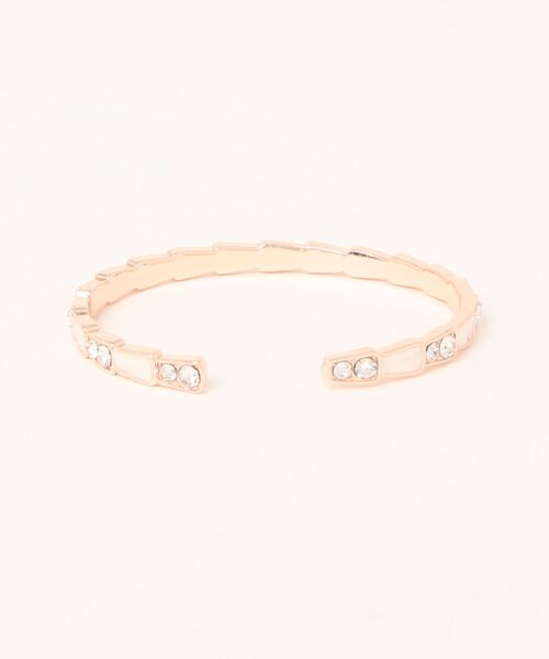 Coo+i（クーイ）の「デザインバングル（バングル/リストバンド・レディース・シルバー/ピンクゴールド・FREE）」の3枚目の写真