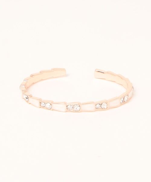 Coo+i（クーイ）の「デザインバングル（バングル/リストバンド・レディース・シルバー/ピンクゴールド・FREE）」の5枚目の写真