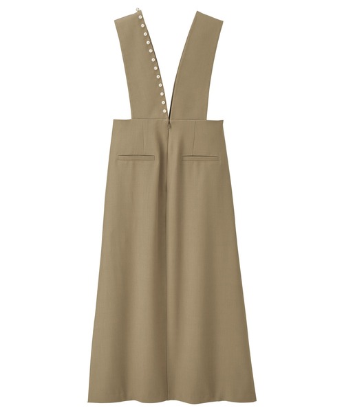 RANAN（ラナン）の「パールビジュージャンパースカート（ジャンパースカート・レディース・ブラック/グレイッシュベージュ・L/LL/M）」の22枚目の写真