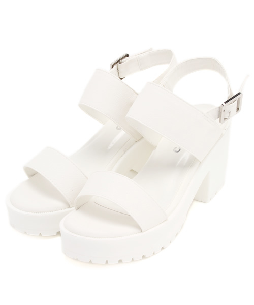 WEGO(ウィゴー)の「WEGO/スポーツサンダル(サンダル・レディース・ホワイト/ブラック/シルバー・MEDIUM/LARGE/SMALL)」の1枚目の写真