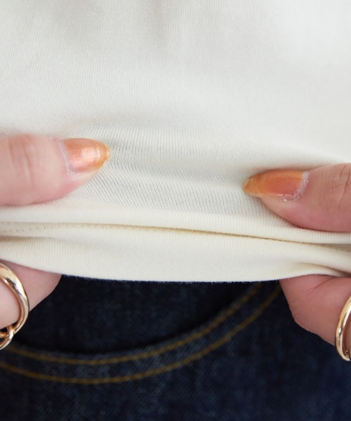 DISCOAT（ディスコート）の「≪新色追加！≫【カップ取り外し可】2WAYコットンベアキャミソール（キャミソール・レディース・アイボリー/ブラック/オレンジ・MEDIUM/LARGE）」の13枚目の写真