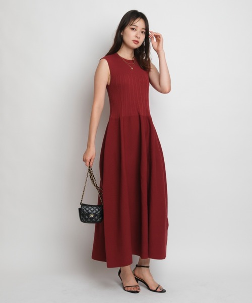 Mystrada（マイストラーダ）の「ホールガーメントベア切替ワンピース