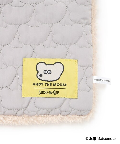 SHOO・LA・RUE（シューラルー）の「◆【ねずみのANDY】ブランケット（チャーム付き）（ブランケット・レディース・ブラウン系/ピンク系/グレー・00）」の5枚目の写真