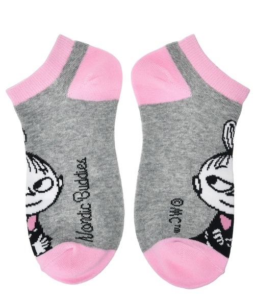 MOOMIN(ムーミン)の「MOOMIN / ムーミン くるぶし アンクルソックス 靴下 ANKLE SOCKS W NBJ(ソックス/靴下・レディース・ピンク/レッド/ベージュ/ブラック/グレー/ブルー/ブラック系その他・FREE)」の5枚目の写真