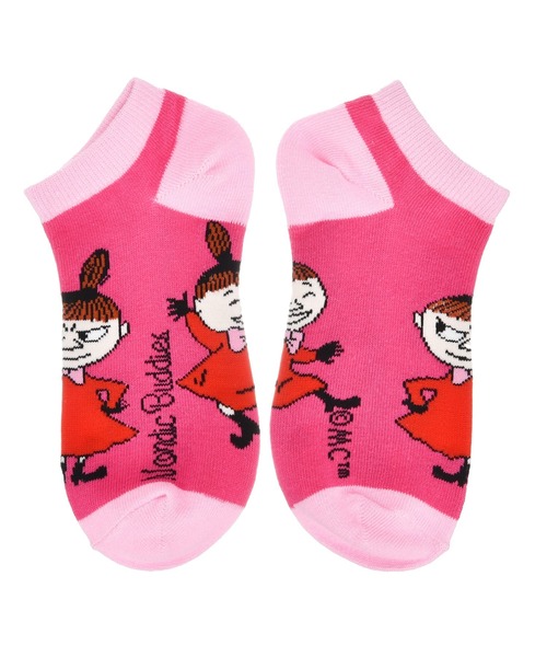 MOOMIN(ムーミン)の「MOOMIN / ムーミン くるぶし アンクルソックス 靴下 ANKLE SOCKS W NBJ(ソックス/靴下・レディース・ピンク/レッド/ベージュ/ブラック/グレー/ブルー/ブラック系その他・FREE)」の7枚目の写真
