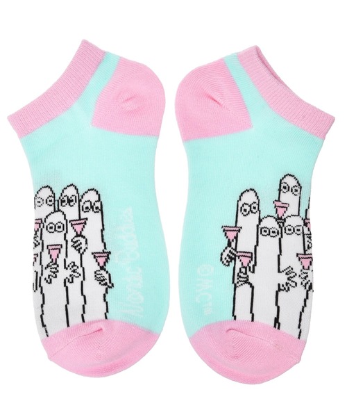 MOOMIN(ムーミン)の「MOOMIN / ムーミン くるぶし アンクルソックス 靴下 ANKLE SOCKS W NBJ(ソックス/靴下・レディース・ピンク/レッド/ベージュ/ブラック/グレー/ブルー/ブラック系その他・FREE)」の6枚目の写真