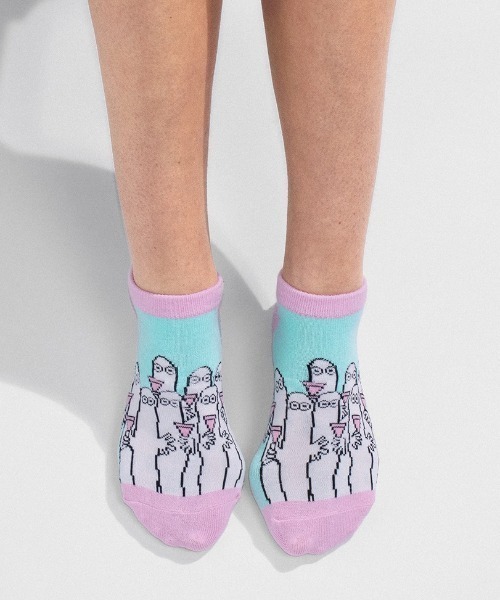 MOOMIN(ムーミン)の「MOOMIN / ムーミン くるぶし アンクルソックス 靴下 ANKLE SOCKS W NBJ(ソックス/靴下・レディース・ピンク/レッド/ベージュ/ブラック/グレー/ブルー/ブラック系その他・FREE)」の8枚目の写真