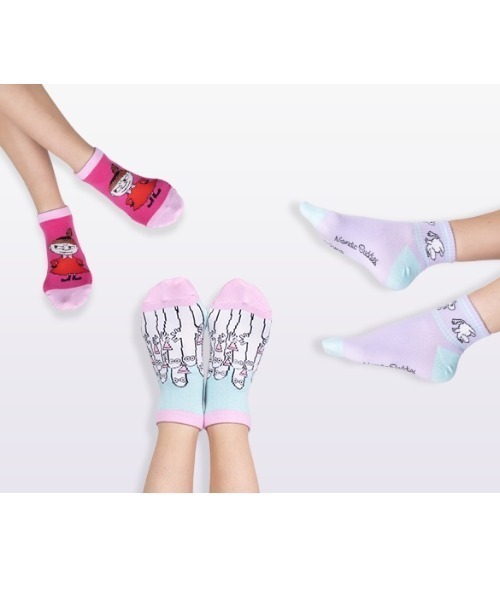 MOOMIN(ムーミン)の「MOOMIN / ムーミン くるぶし アンクルソックス 靴下 ANKLE SOCKS W NBJ(ソックス/靴下・レディース・ピンク/レッド/ベージュ/ブラック/グレー/ブルー/ブラック系その他・FREE)」の10枚目の写真