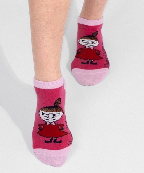 MOOMIN(ムーミン)の「MOOMIN / ムーミン くるぶし アンクルソックス 靴下 ANKLE SOCKS W NBJ(ソックス/靴下・レディース・ピンク/レッド/ベージュ/ブラック/グレー/ブルー/ブラック系その他・FREE)」の9枚目の写真