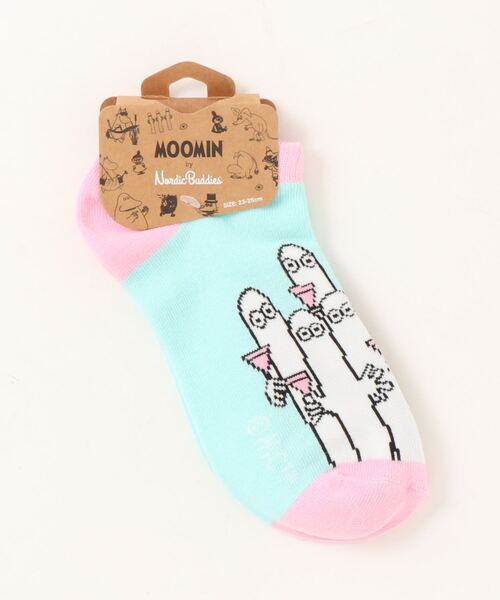 MOOMIN(ムーミン)の「MOOMIN / ムーミン くるぶし アンクルソックス 靴下 ANKLE SOCKS W NBJ(ソックス/靴下・レディース・ピンク/レッド/ベージュ/ブラック/グレー/ブルー/ブラック系その他・FREE)」の12枚目の写真