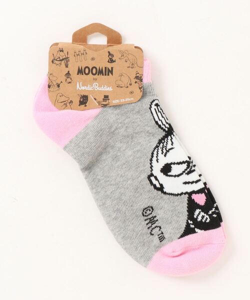 MOOMIN(ムーミン)の「MOOMIN / ムーミン くるぶし アンクルソックス 靴下 ANKLE SOCKS W NBJ(ソックス/靴下・レディース・ピンク/レッド/ベージュ/ブラック/グレー/ブルー/ブラック系その他・FREE)」の15枚目の写真