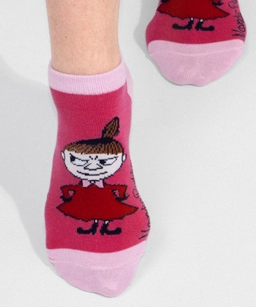 MOOMIN(ムーミン)の「MOOMIN / ムーミン くるぶし アンクルソックス 靴下 ANKLE SOCKS W NBJ(ソックス/靴下・レディース・ピンク/レッド/ベージュ/ブラック/グレー/ブルー/ブラック系その他・FREE)」の18枚目の写真