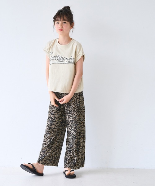 coca(coca)(コカ)の「\26ss新色追加/大人気!!キッズ 親子お揃いウェーブプリーツパンツ(その他パンツ・キッズ・ブラック/レオパード/カーキ/ドット/ライトグリーン/ブラウン/B/A/ライトブルー/チャコール/ライトベージュ/ベージュ/オレンジ/ブルー・110/120/130/140/150)」の20枚目の写真