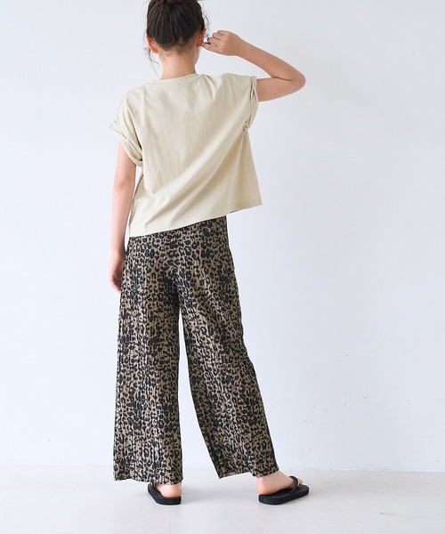 coca(coca)(コカ)の「\26ss新色追加/大人気!!キッズ 親子お揃いウェーブプリーツパンツ(その他パンツ・キッズ・ブラック/レオパード/カーキ/ドット/ライトグリーン/ブラウン/B/A/ライトブルー/チャコール/ライトベージュ/ベージュ/オレンジ/ブルー・110/120/130/140/150)」の22枚目の写真