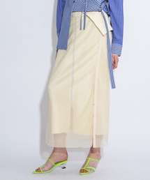 メッシュリブセットスカート