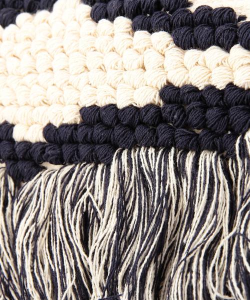 Another Edition(アナザーエディション)の「【展開店舗限定】ジャカードフリンジクラッチバッグ/ AEBC JQ FRNG CLT(クラッチバッグ・レディース・ネイビー/ベージュ/オリーブ・フリー)」の8枚目の写真