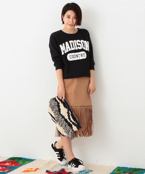 Another Edition(アナザーエディション)の「【展開店舗限定】ジャカードフリンジクラッチバッグ/ AEBC JQ FRNG CLT(クラッチバッグ・レディース・ネイビー/ベージュ/オリーブ・フリー)」の11枚目の写真