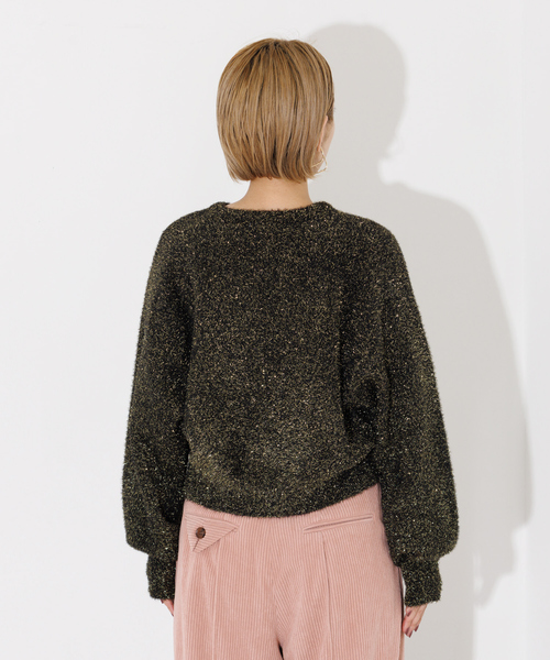 【セール】ラメシャギードルマンニット（ニット/セーター）｜NOMINE（ノミネ）