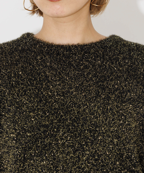 【セール】ラメシャギードルマンニット（ニット/セーター）｜NOMINE（ノミネ）