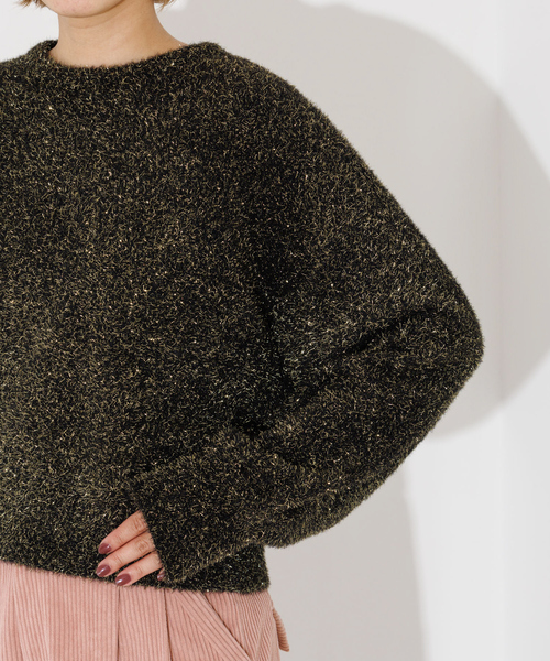 【セール】ラメシャギードルマンニット（ニット/セーター）｜NOMINE（ノミネ）