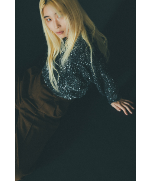 【セール】ラメシャギードルマンニット（ニット/セーター）｜NOMINE（ノミネ）