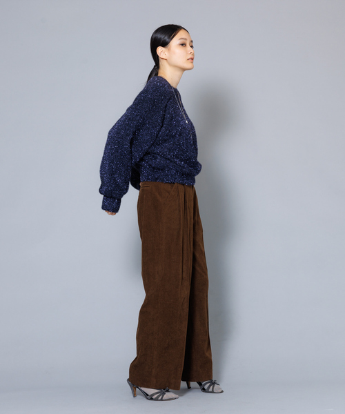 【セール】ラメシャギードルマンニット（ニット/セーター）｜NOMINE（ノミネ）