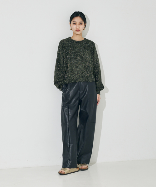 【セール】ラメシャギードルマンニット（ニット/セーター）｜NOMINE（ノミネ）