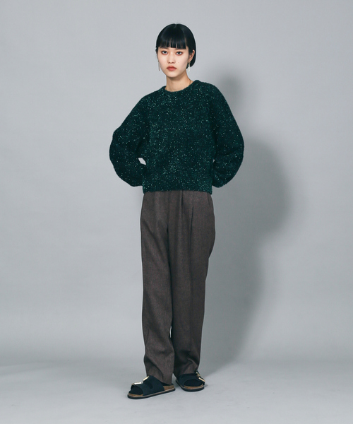 【セール】ラメシャギードルマンニット（ニット/セーター）｜NOMINE（ノミネ）