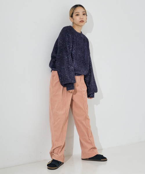 【セール】ラメシャギードルマンニット（ニット/セーター）｜NOMINE（ノミネ）