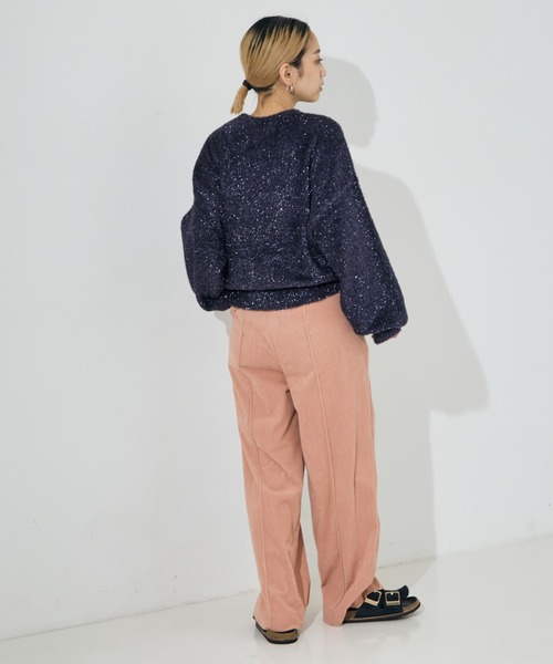 【セール】ラメシャギードルマンニット（ニット/セーター）｜NOMINE（ノミネ）