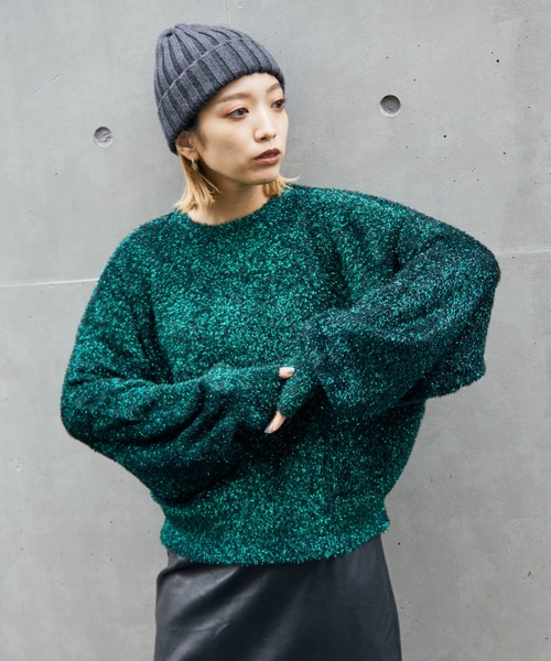 【セール】ラメシャギードルマンニット（ニット/セーター）｜NOMINE（ノミネ）