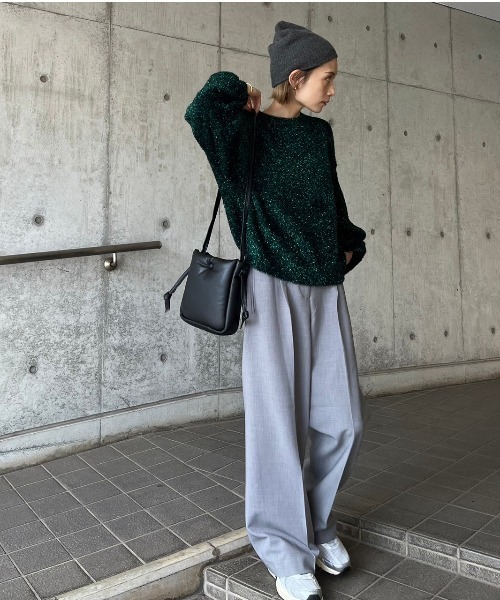 【セール】ラメシャギードルマンニット（ニット/セーター）｜NOMINE（ノミネ）