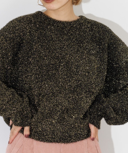 【セール】ラメシャギードルマンニット（ニット/セーター）｜NOMINE（ノミネ）