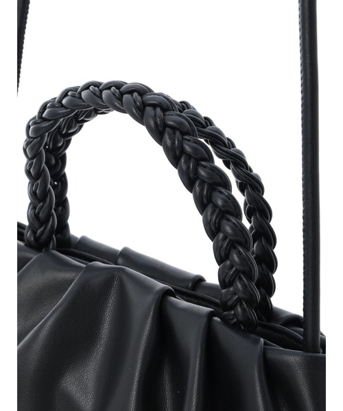 AMERICAN HOLIC(アメリカンホリック)の「編み込みハンドルミニショルダーBAG(ショルダーバッグ・レディース・その他6/ブラック・FREE)」の9枚目の写真