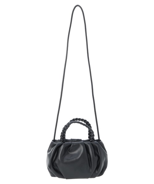 AMERICAN HOLIC(アメリカンホリック)の「編み込みハンドルミニショルダーBAG(ショルダーバッグ・レディース・その他6/ブラック・FREE)」の11枚目の写真