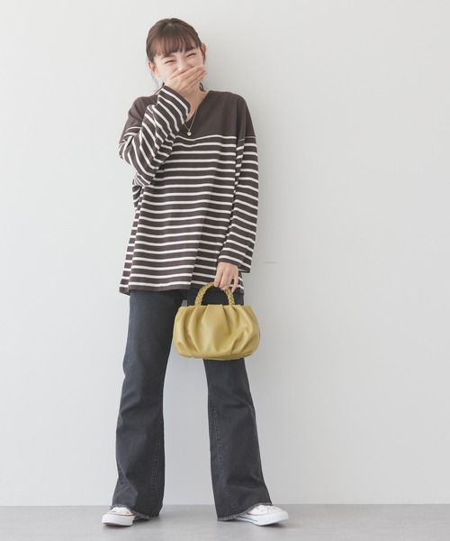 AMERICAN HOLIC(アメリカンホリック)の「編み込みハンドルミニショルダーBAG(ショルダーバッグ・レディース・その他6/ブラック・FREE)」の14枚目の写真